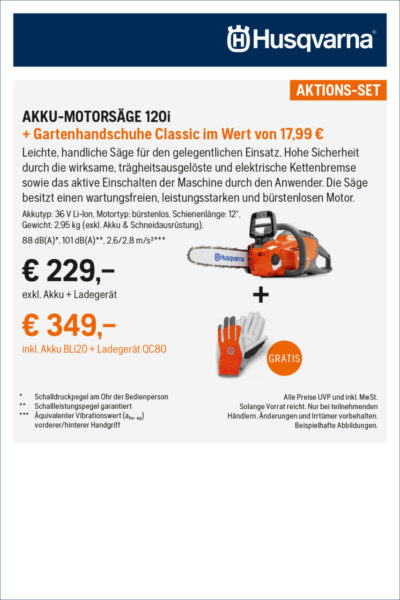 Hq Anzeigen Frhjahrsaktion 2021 2sp Rz Akku Motorsge 120i Kopie